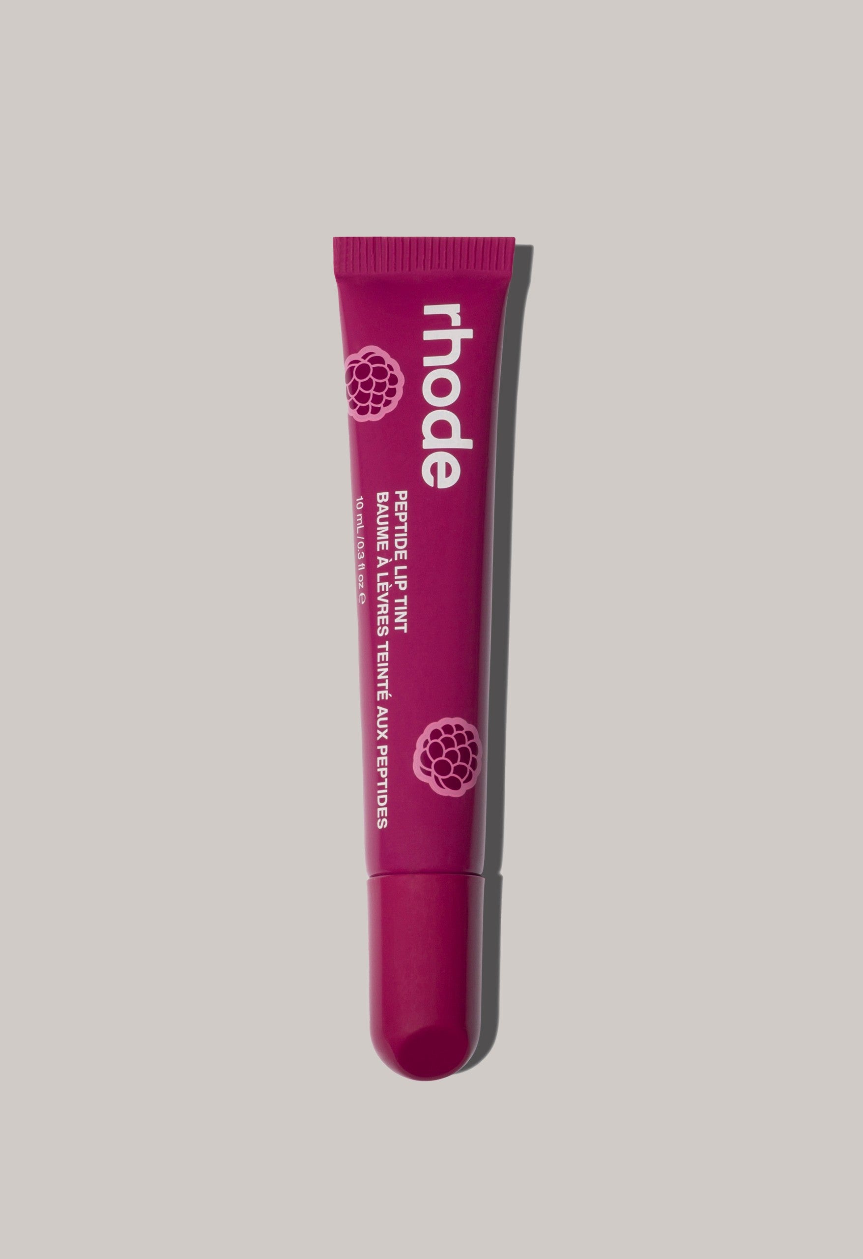 Alternative view of scented peptide lip tint raspberry jelly